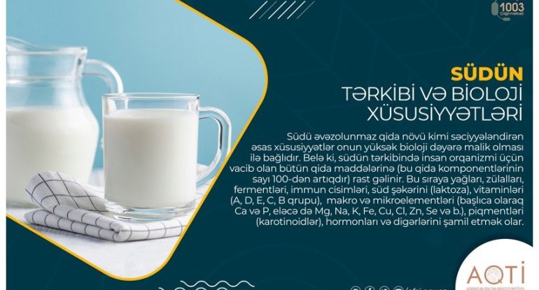 Südün tərkibi və bioloji xüsusiyyətləri