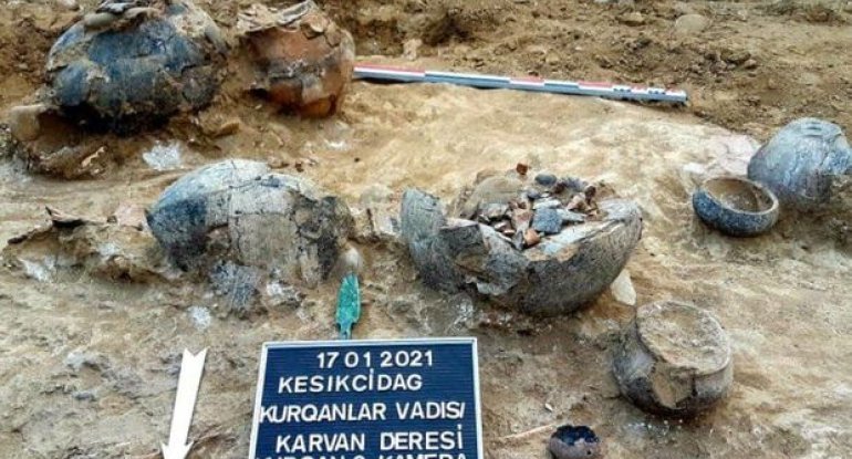 “Keşikçidağ”da tarixi abidələr aşkarlandı - FOTO