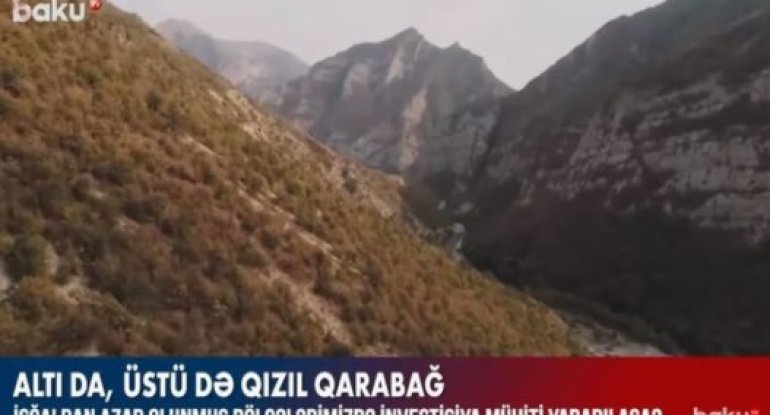 Altı da, üstü də qızıl Qarabağ - VİDEO