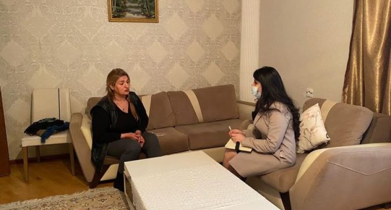 Daha iki qazi ailəsi ilə bağlı dəstək işləri aparılır - FOTO