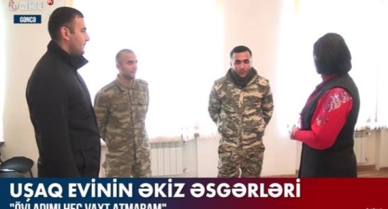 Uşaq evinin əkiz əsgərləri – VİDEO