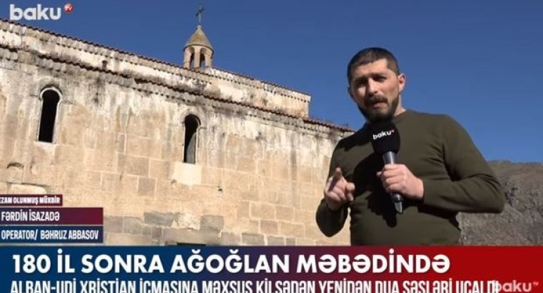 180 il sonra Ağoğlan məbədində ibadət - VİDEO