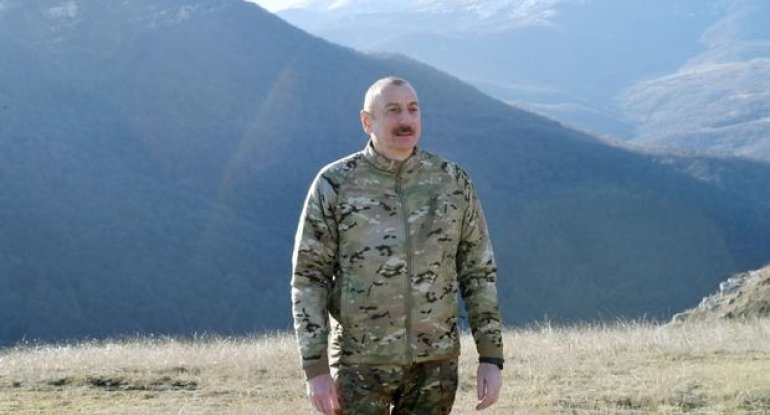 İlham Əliyev Laçın rayonunda - VİDEO