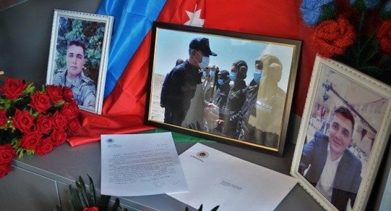 Hulusi Akar azərbaycanlı şəhidin ailəsinə məktub göndərdi - FOTO