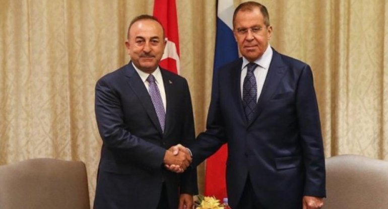 Lavrovla Çavuşoğlu Qarabağ məsələsini müzakirə ediblər