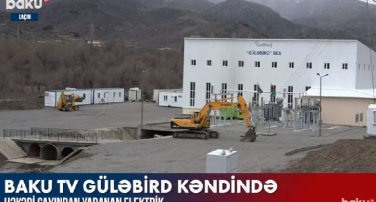 Həkəri çayından yaranan elektrik – VİDEO
