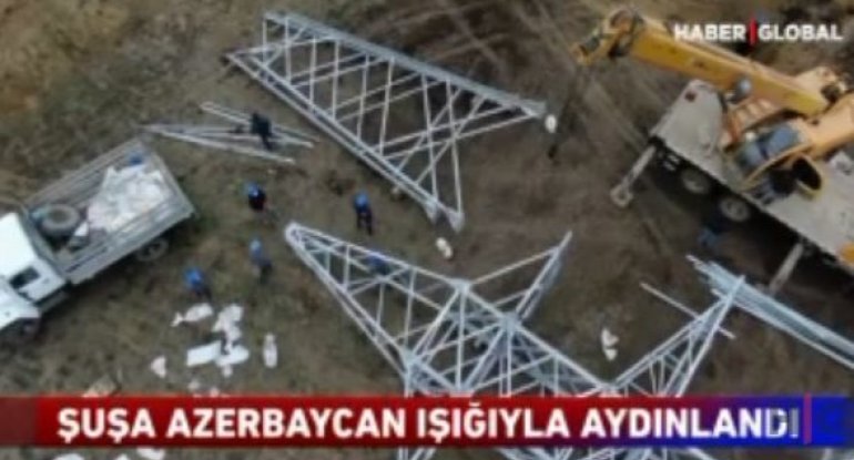 “Haber Global” Şuşa şəhərindən reportaj hazırladı – VİDEO