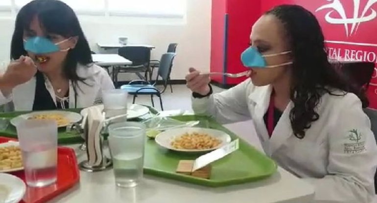 Bundan sonra maskanı çıxarmadan yemək mümkün olacaq - FOTO