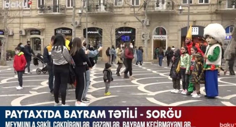 Paytaxt sakinləri bayram tətilini necə keçirir? - SORĞU + VİDEO
