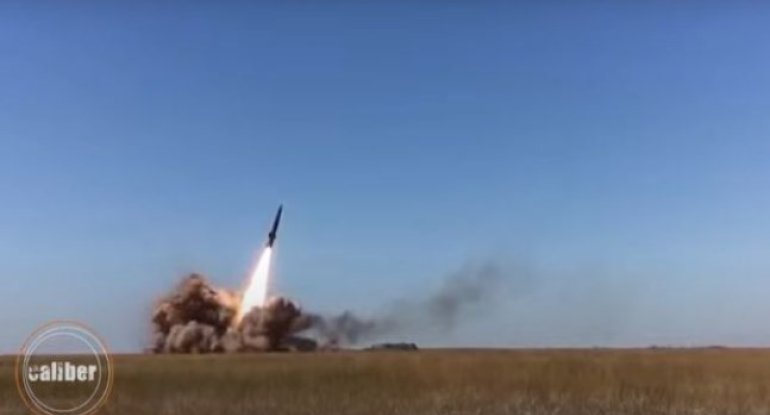 “Caliber” Şuşaya “İskəndər M” raketinin atılmasının görüntülərini paylaşdı - VİDEO