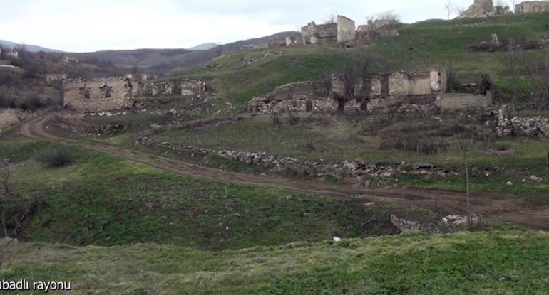 Qubadlı rayonunun Tarovlu kəndindən videogörüntülər