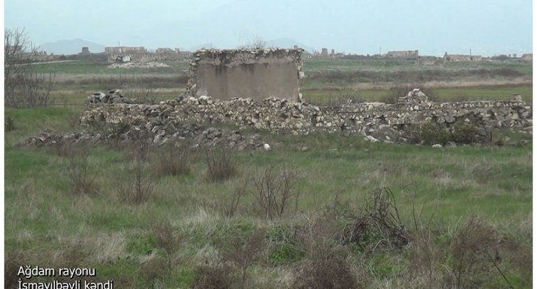 Ağdamın İsmayılbəyli kəndinin görüntüləri