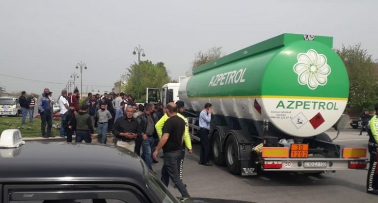 "Azpetrol"un sürücüsü piyadanın ölümünə səbəb oldu - FOTO