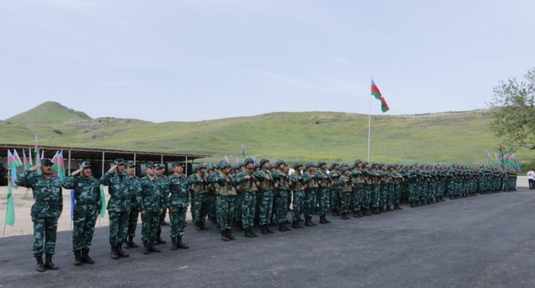 Azərbaycan Ermənistanla sərhəddə daha bir hərbi hissə yaradıb - FOTO