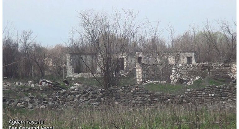 Ağdamın Baş Qərvənd kəndinin görüntüləri