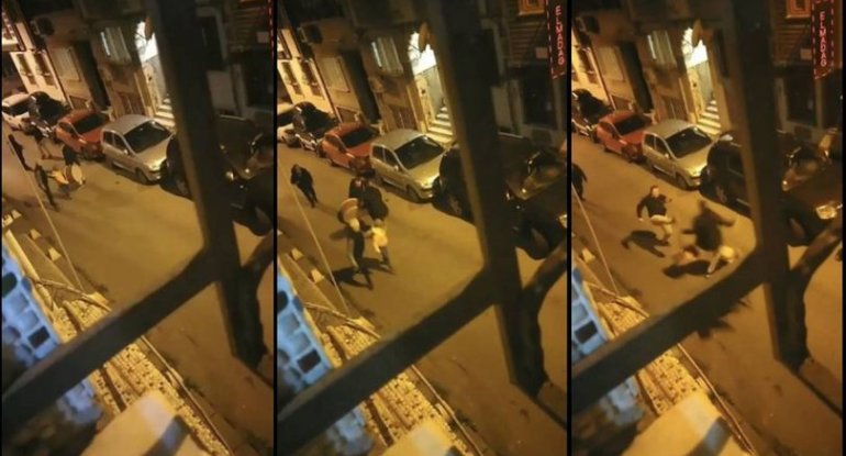Turist qonşuları imsaka oyadan şəxsi öldürmək istədi - VİDEO