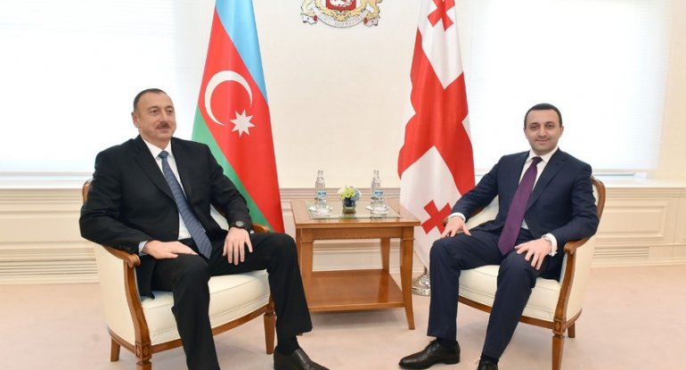 Azərbaycan Prezidenti Gürcüstanın Baş nazirini qəbul edib
