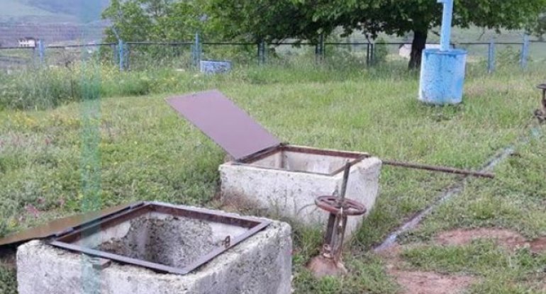Hadrut qəsəbəsinin fasiləsiz su təchizatı bərpa edilib - FOTO