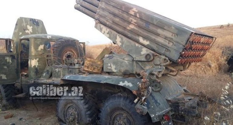 Ermənistan ordusu Azərbaycana iki ədəd BM-21 “Qrad” “hədiyyə” etdi - FOTO