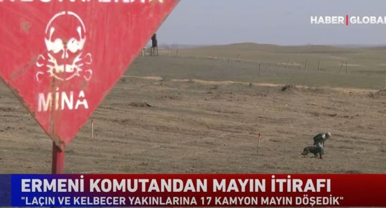 “Haber Global” ermənilərin Laçın və Kəlbəcərdə mina basdırmaları ilə bağlı süjet hazırladı - VİDEO