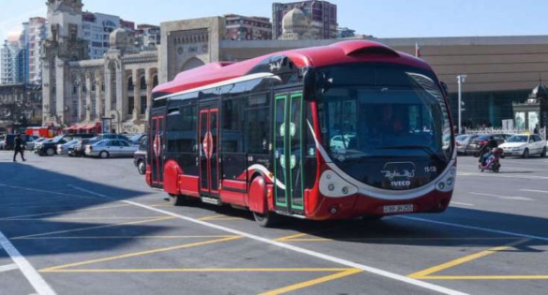 Bakıda bir marşrut xəttinin hərəkət sxemi müvəqqəti dəyişdiriləcək - FOTO