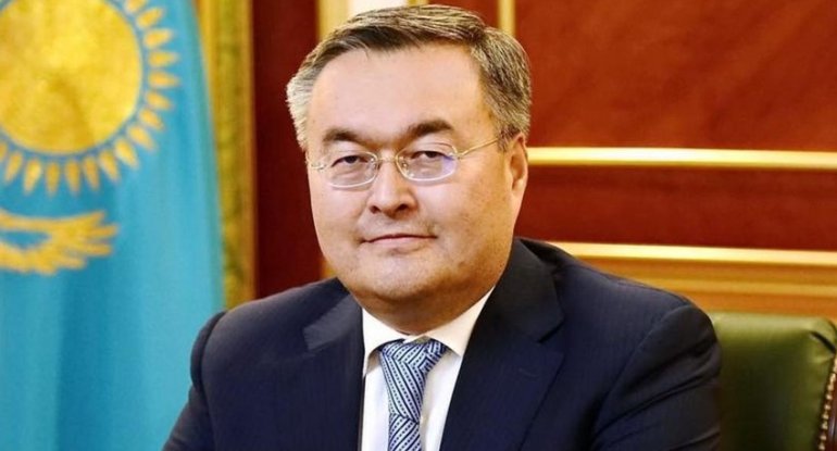 Qazaxıstanın xarici işlər naziri Azərbaycana gəlib