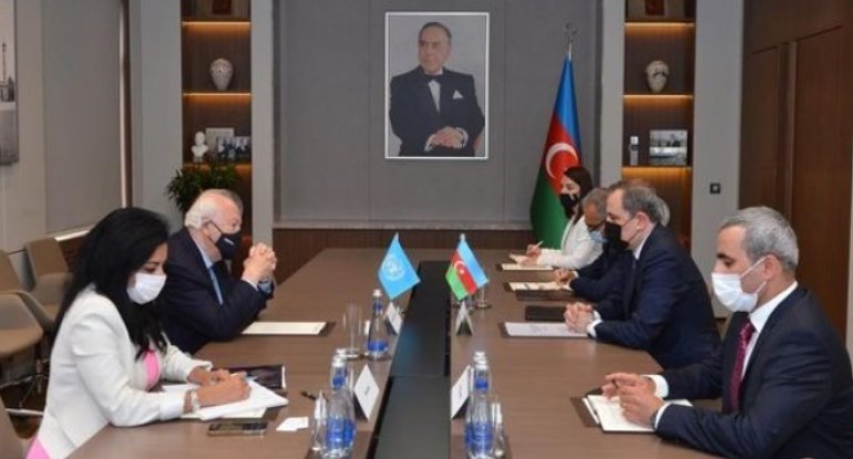 Ceyhun Bayramov Migel Angel Moratinos ilə görüşüb – FOTO