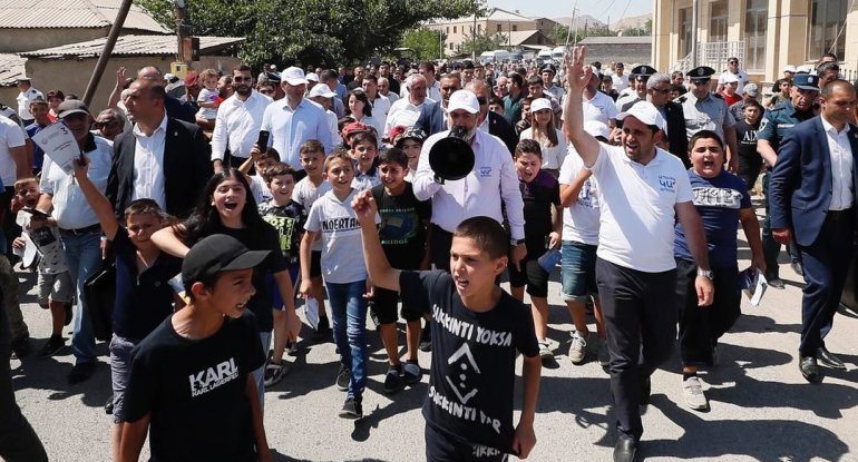 Paşinyanın seçki təbliğatında 