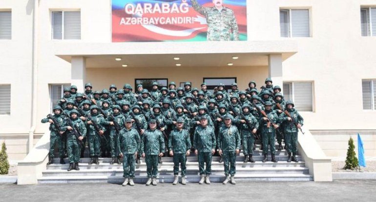 Ermənistanla sərhəddə daha bir hərbi hissə fəaliyyətə başlayıb - FOTO