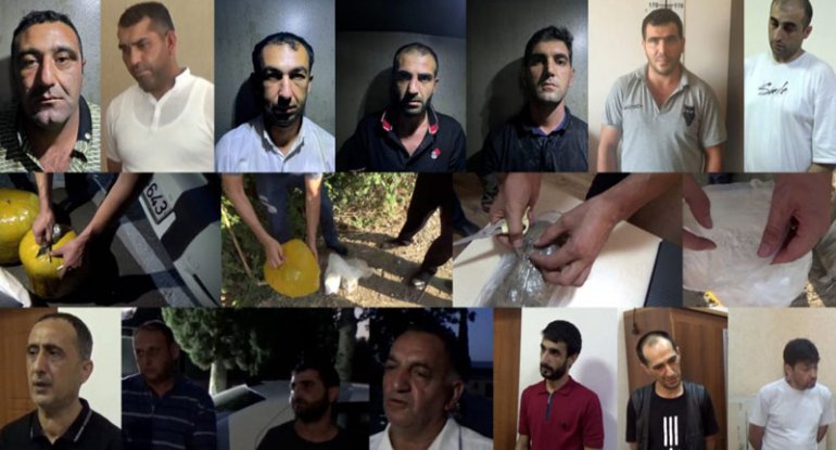 DİN əməliyyat keçirdi: 27 kq narkotik götürüldü, 14 nəfər saxlanıldı