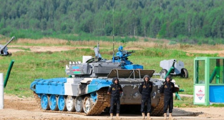 Tankçılarımız beynəlxalq “Tank biatlonu” müsabiqəsinin yarımfinalına yüksəliblər - FOTO