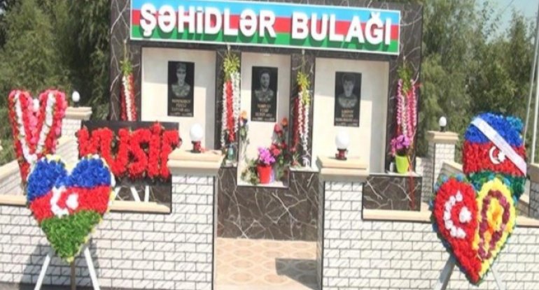 Ağdaşda Vətən müharibəsi şəhidinin xatirəsi əbədiləşdirilib - FOTO