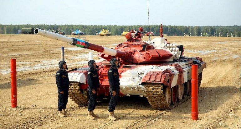 Azərbaycan tankçıları “Tank biatlonu” müsabiqəsində finala yüksəlib