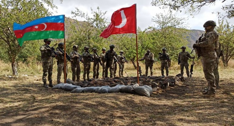 Laçın rayonunda Azərbaycan-Türkiyə birgə təlimi başladı - FOTO