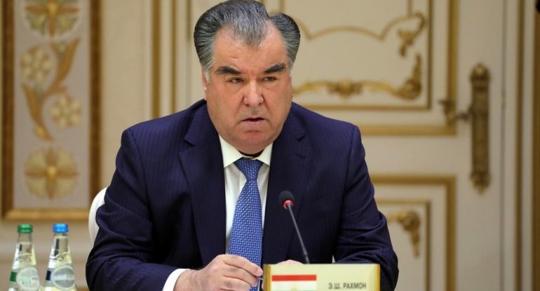 Tacikistan prezidentindən \