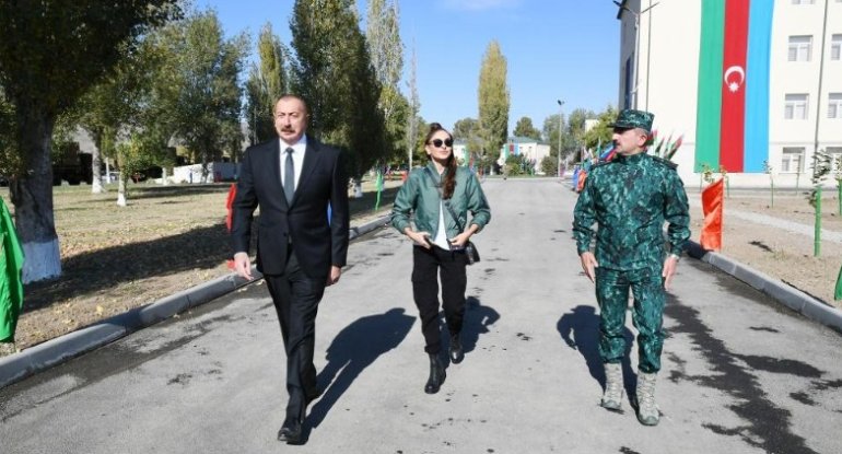 Ali Baş Komandan Qubadlıda DSX-nin yeni hərbi hissə kompleksinin açılışında iştirak edib