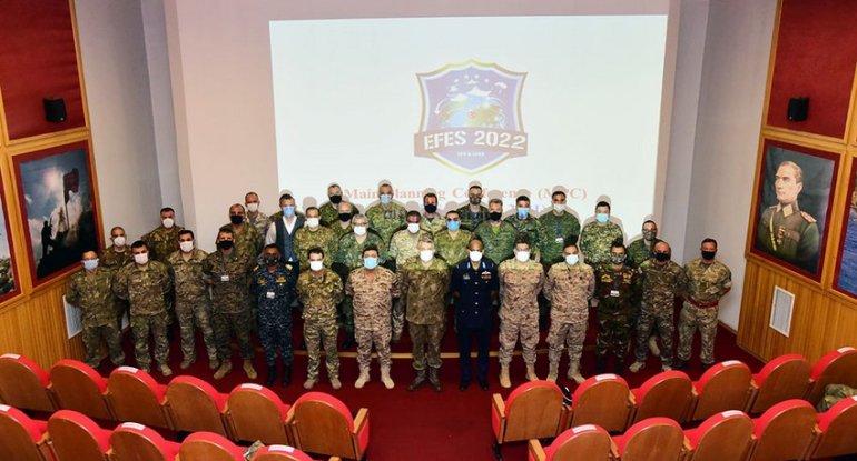 Azərbaycan hərbçiləri beynəlxalq konfransda iştirak edib