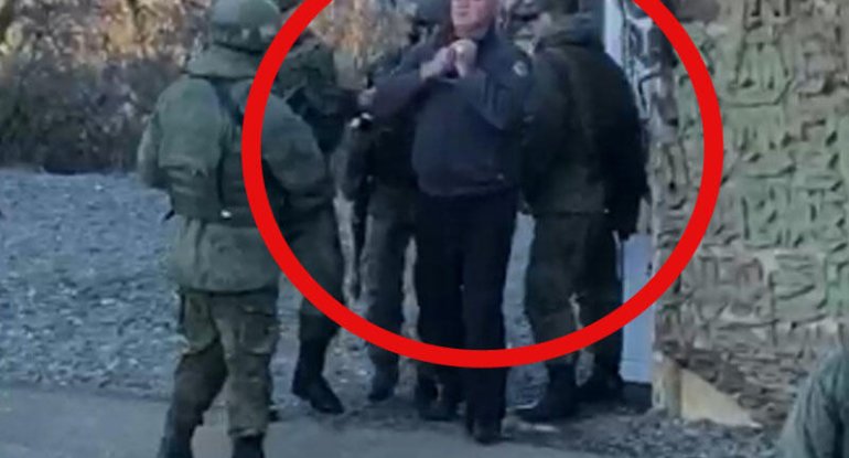 Postumuza qumbara atan ermənini rusiyalı sülhməramlılar belə tutdular -xa0VİDEO