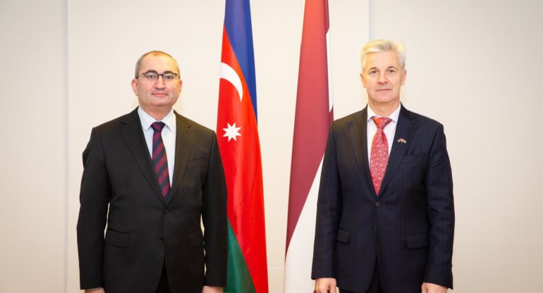 Azərbaycan və Latviya arasında müdafiə sahəsində əməkdaşlıq müzakirə olunub