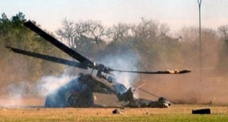 Azərbaycanda hərbi helikopter qəzaya uğradı -xa0Ölənlər və yaralananlar var