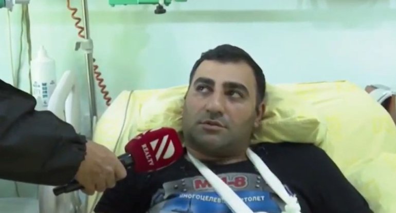 Qəzadan sağ çıxan polkovnik: 