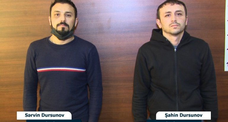 Bakıda silsilə oğurluqlar edən qardaşlar saxlanılıb