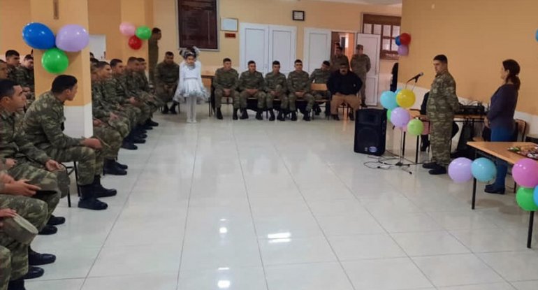 Bayramlar münasibətilə Azərbaycan Ordusunda silsilə tədbirlər keçirilib