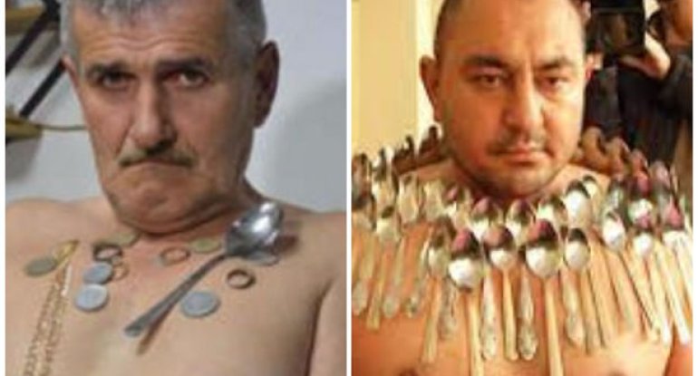 “Maqnit adam” “Ginnesin Rekordlar Kitabı”na düşmək üçün azərbaycanlı ilə yarışır - VİDEO