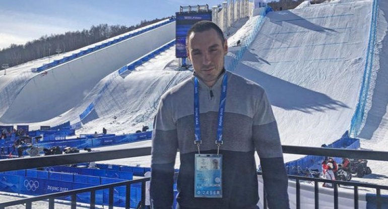MOK-un baş katibi Azər Əliyev “Pekin-2022” Qış Olimpiya Oyunlarında dağ yarışlarını izləyib - FOTO