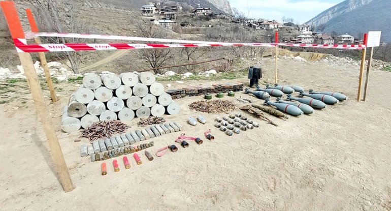 Müdafiə Nazirliyi azad olunmuş ərazilərdə aşkarladığı minaların sayını açıqladı