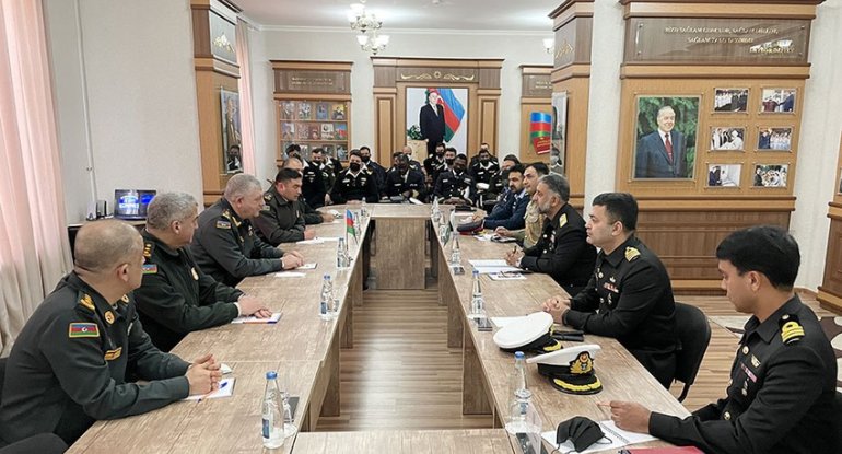 Hərbi Akademiyada Pakistanın nümayəndə heyəti ilə görüş keçirilib