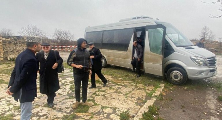 Xarici jurnalistlər Ağdama gedib - FOTO