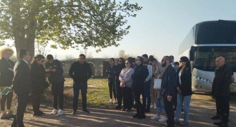 Gürcüstan nümayəndə heyəti Ağdam şəhərində olubb - YENİLƏNİB/FOTO