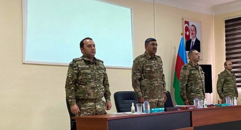 Laçında döyüşə hazırolma vəziyyətinin yüksək səviyyədə saxlanılması müzakirə olunub - FOTO